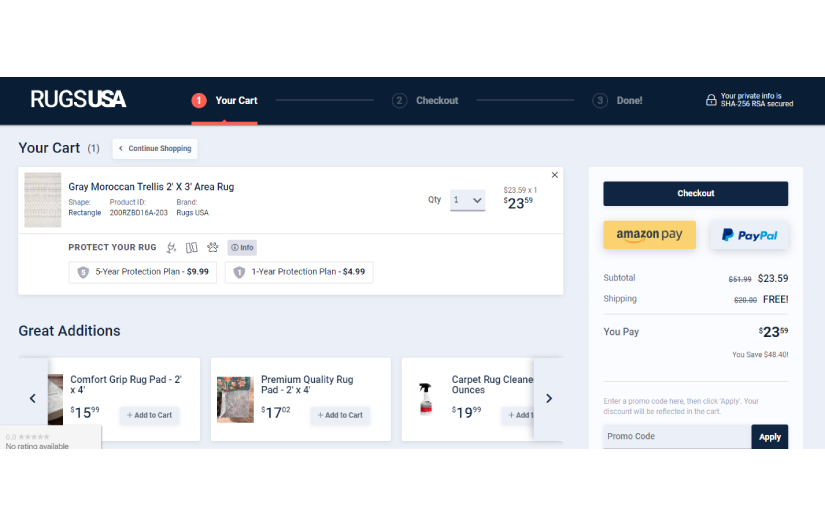 RugsUSA screenshot 2