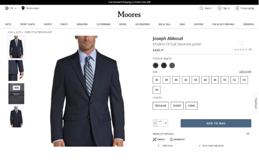 Moores Clothing screenshot 2