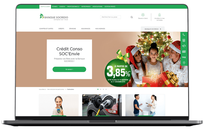 SOCREDO BANK - UX/UI Design screenshot 1