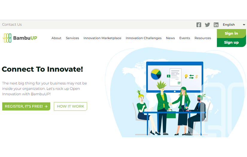 BambuUp - A One-Stop Innovation Platform screenshot 1