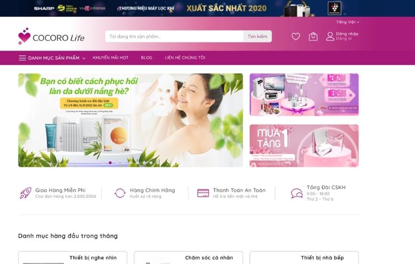 Cocorolife Vietnam - An E-commerce Store screenshot 1