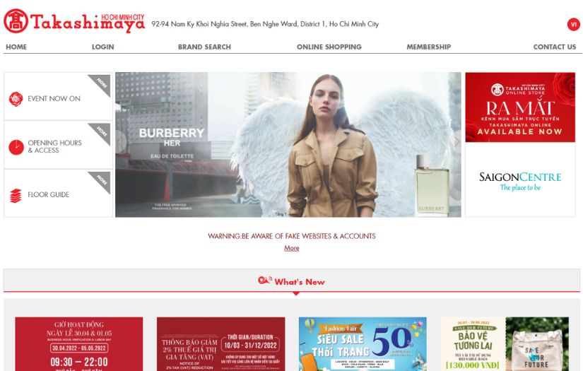 Takashimaya - A Luxury Department Store screenshot 1