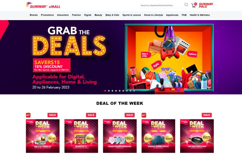 Sunway eMall - An E-commerce Site screenshot 1