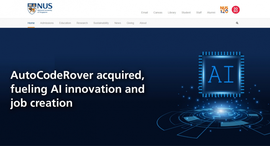 Strengthening Singapore’s Cybersecurity Ecosystem with the TIG Website for NUS screenshot 1