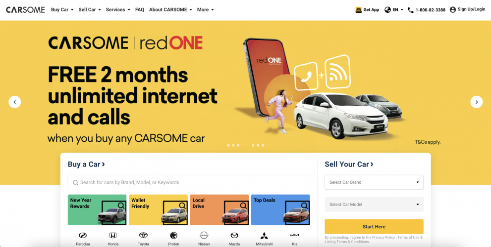 Carsome b2b live car bidding screenshot 1