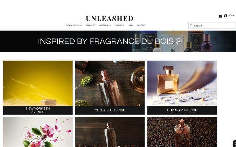 Unleashed Perfumes screenshot 1