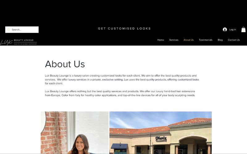 Lux Beauty Lounge screenshot 2