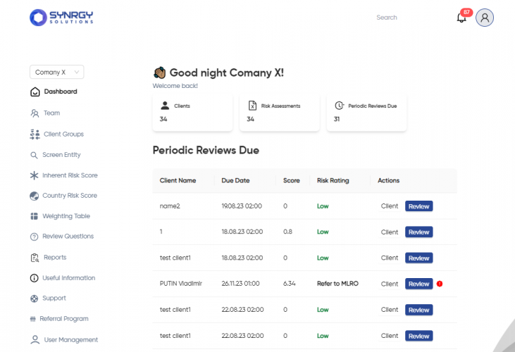 SynrgyRisk screenshot 3