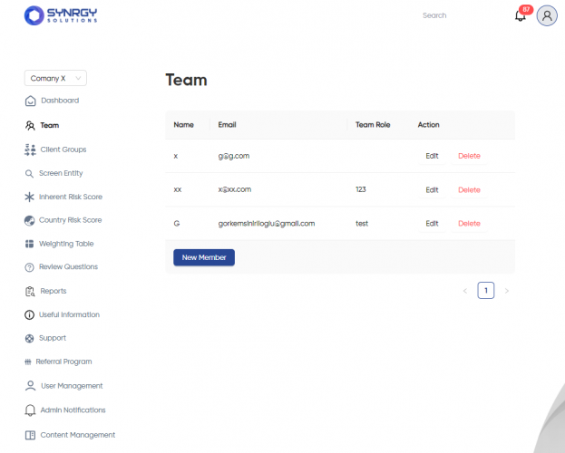 SynrgyRisk screenshot 2
