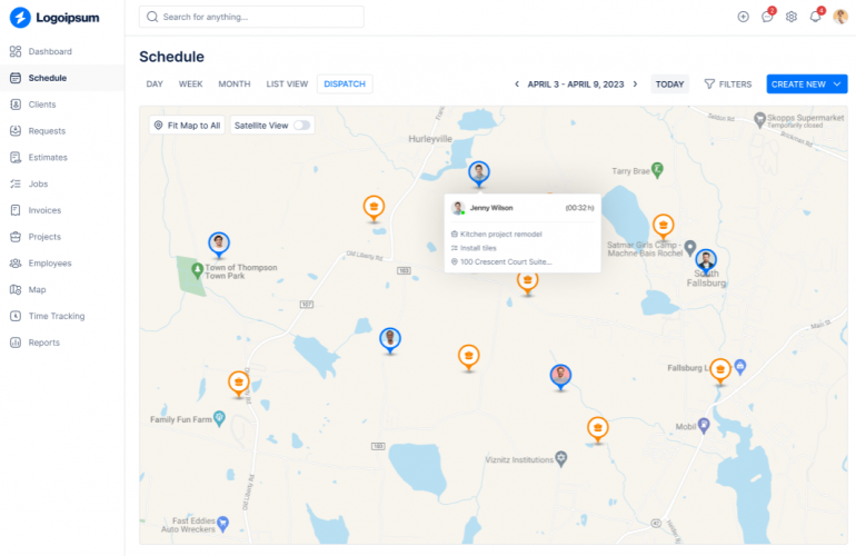 Service Field Management Software screenshot 1