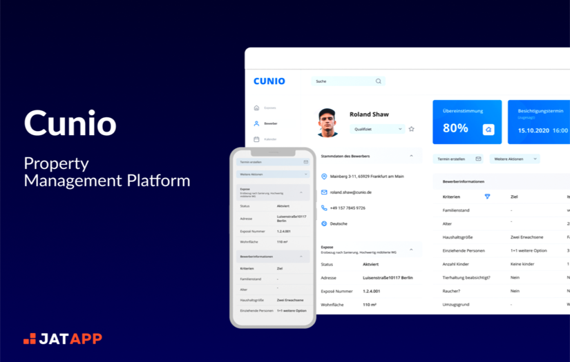 Cunio - Property Management Platform screenshot 1