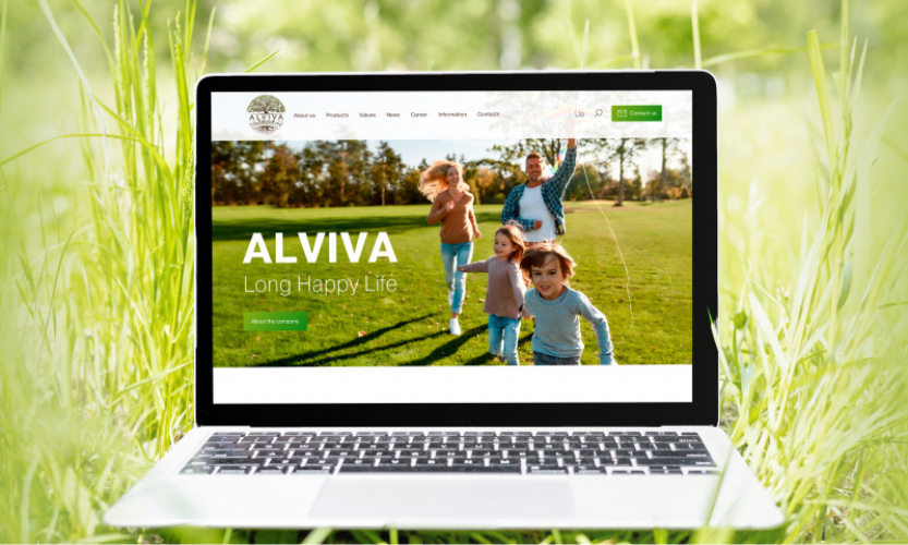 Business website for Alviva screenshot 3