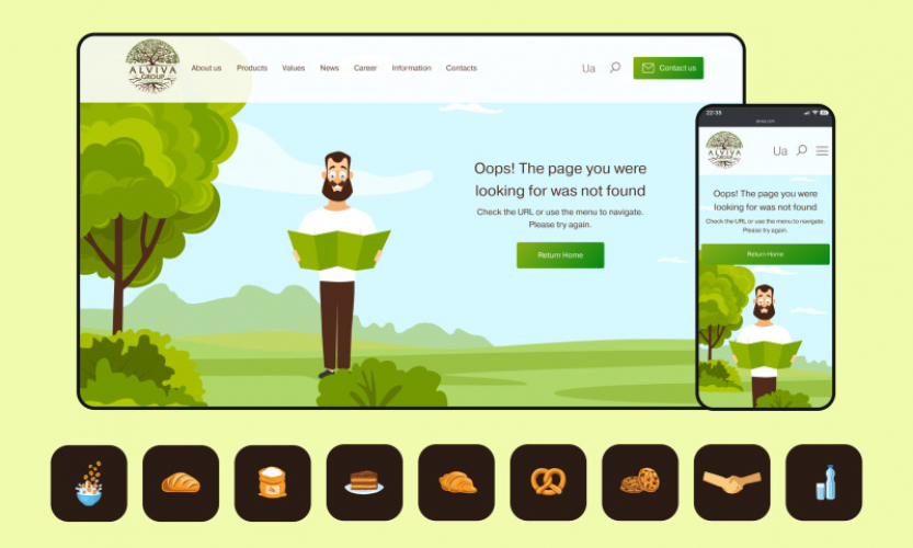 Business website for Alviva screenshot 5