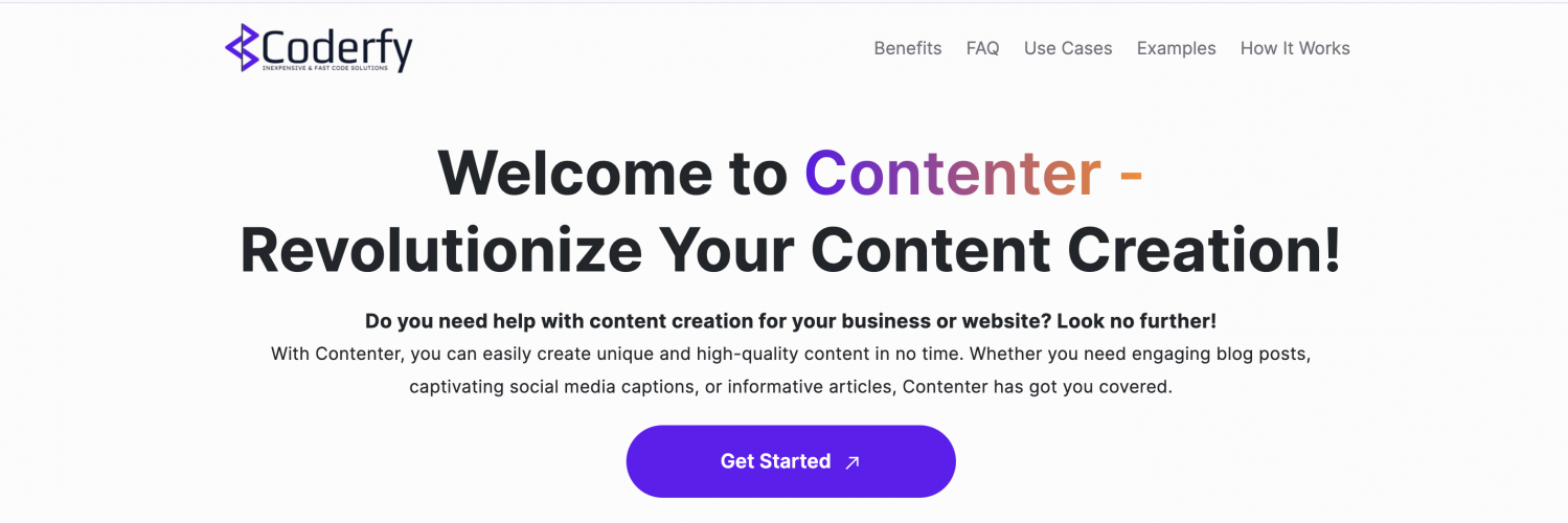 Content Generator Web Application Design and Development screenshot 4