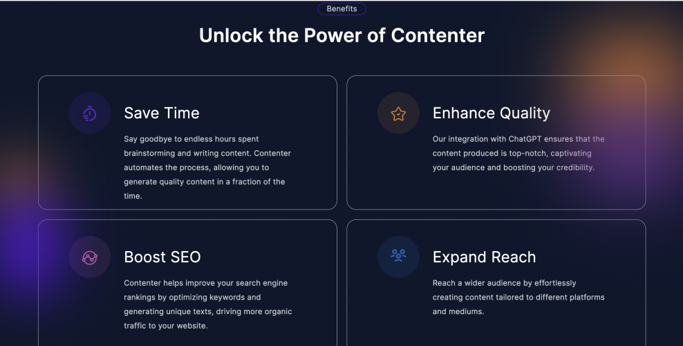 Content Generator Web Application Design and Development screenshot 3