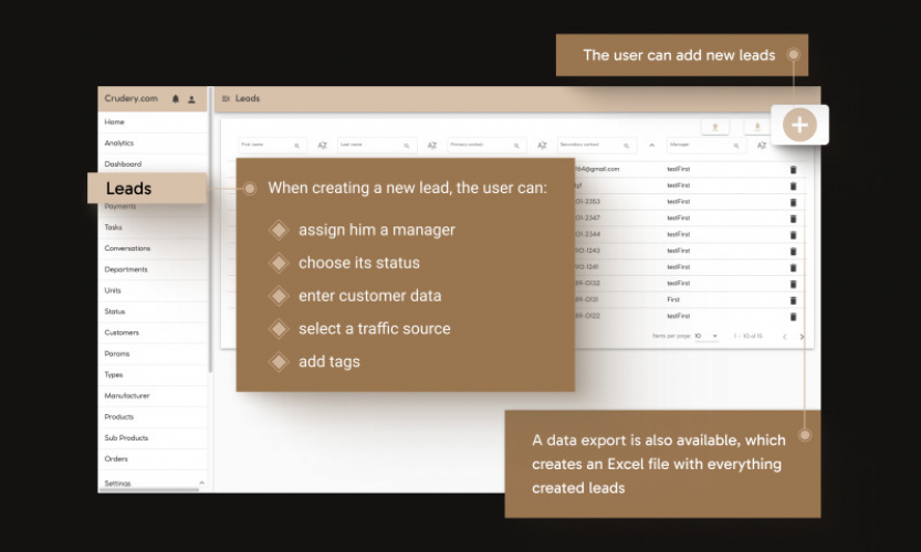 Creating a business app & custom CRM from scratch screenshot 5