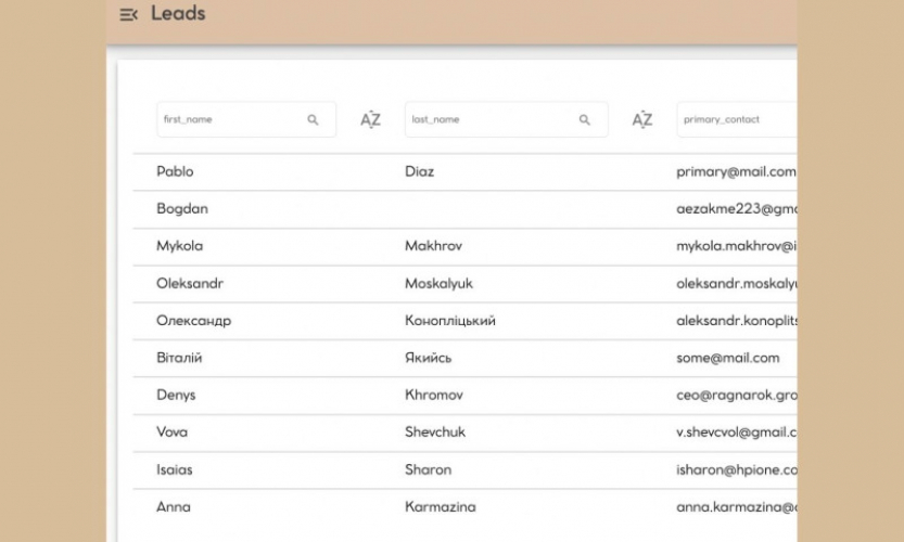 Creating a business app & custom CRM from scratch screenshot 4