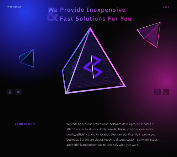 Portfolio Website for Coderfy screenshot 4