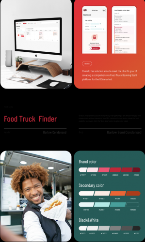 Web service for booking foodtrucks in USA screenshot 3