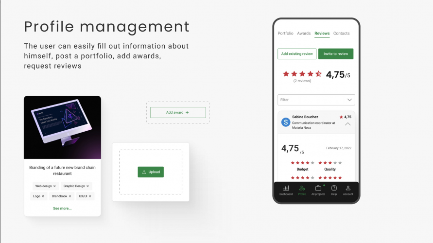 Web service for finding jobs in Italy screenshot 3