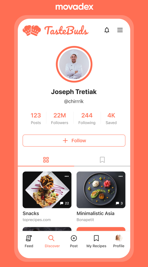 Tastebuds: Discover, share & save recipes screenshot 2