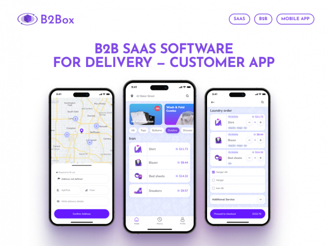 B2Box Customer Mobile App - B2B SaaS product screenshot 1