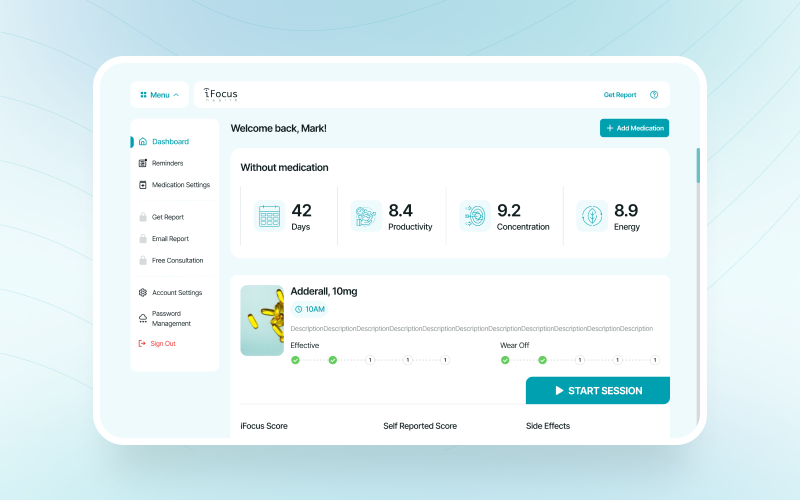 IFocus - AI Healthcare Web App & Dashboard screenshot 3