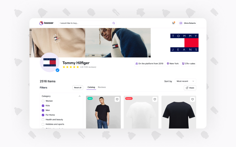 Bazaar - E-Commerce Website & Web Platform screenshot 4