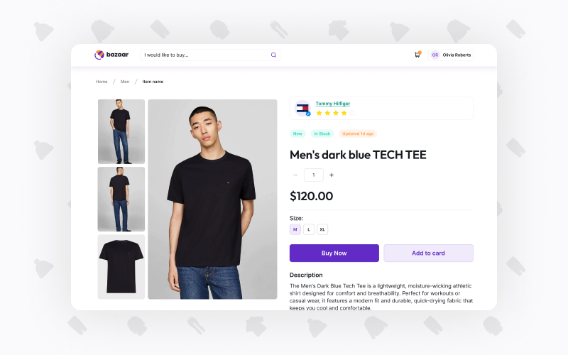 Bazaar - E-Commerce Website & Web Platform screenshot 2