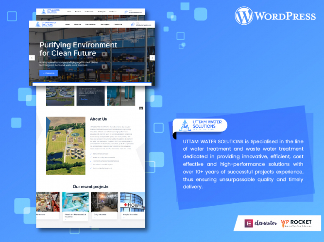 WordPress website Development using Elementor Builder screenshot 1