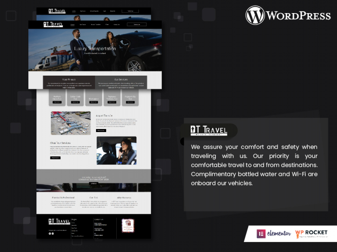 Transport Company Website Development screenshot 1