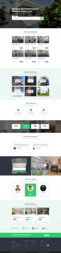 UI/UX Template Design For Property Renting Service Provider screenshot 1