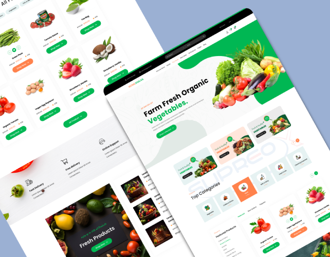 WordPress E-Commerce Website For Organic Grocery Shop screenshot 2