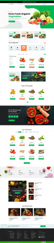 WordPress E-Commerce Website For Organic Grocery Shop screenshot 1