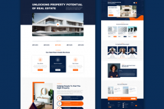 UI/UX Template Design For Property Selling Real Estate Company