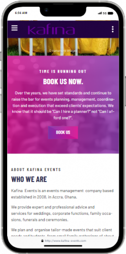 Kafina Events screenshot 1