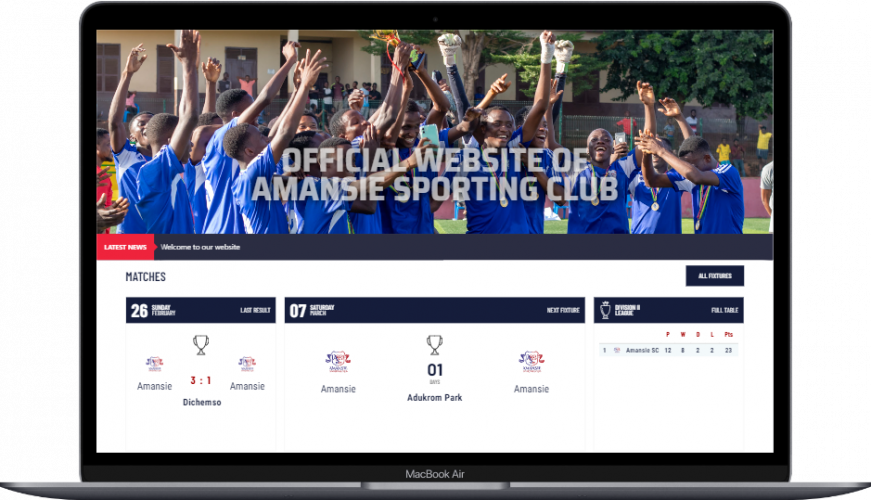 Amansie Sporting Club screenshot 1