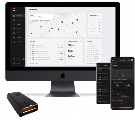 Fleet management system screenshot 1