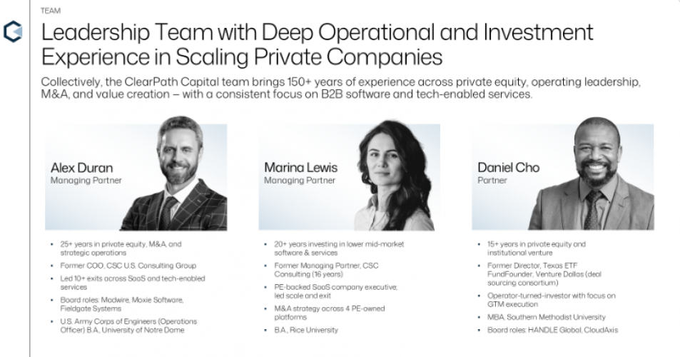 Private Equity Partner for Tech Growth - ClearPath Capital Partners screenshot 2