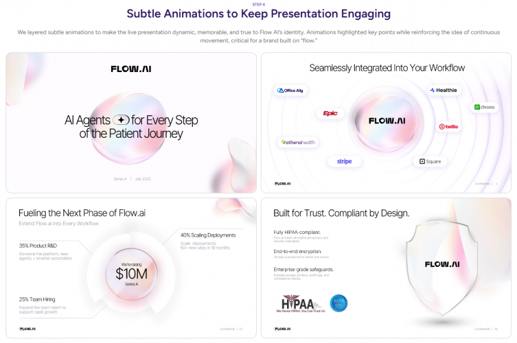 Series A Pitch Deck for Clinical AI Agents screenshot 1