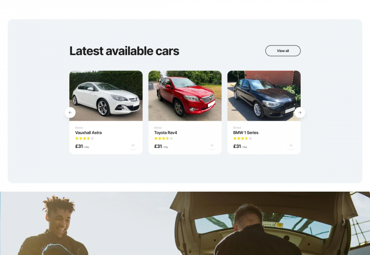 Karshare / Website Redesign / Webflow dev screenshot 2
