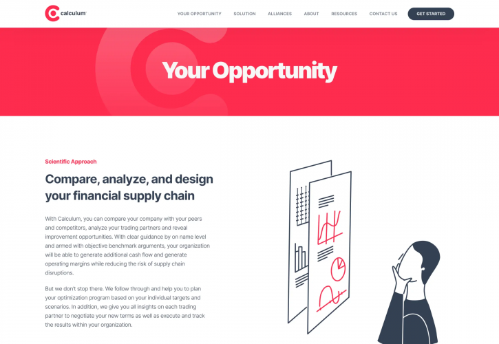 Calculum / Design / Animations / Webflow & VueJS screenshot 2