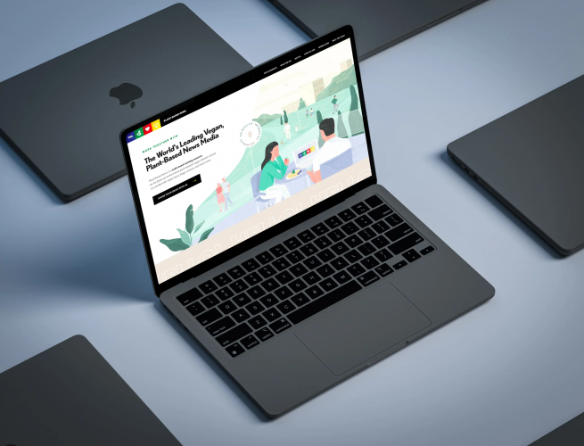 PlantBasedNews / Promo Landing Page / Illustration screenshot 4