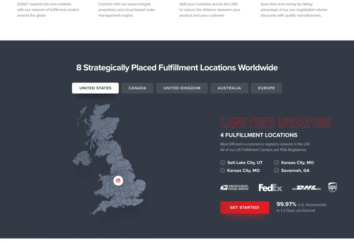 Fulfillment.com / Website redesign / API / 3D screenshot 3