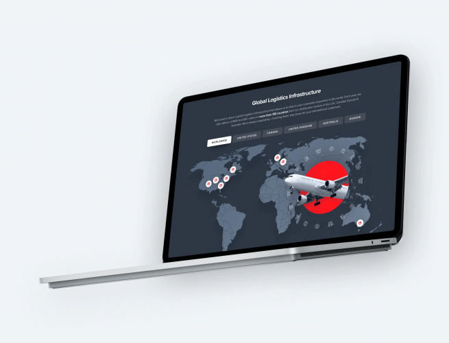 Fulfillment.com / Website redesign / API / 3D screenshot 5
