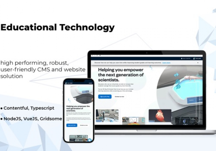 High-speed, robust CMS and website solution screenshot 1