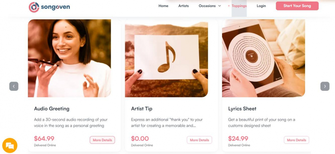 Songoven screenshot 1