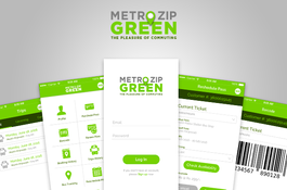 Metro Zip Green
