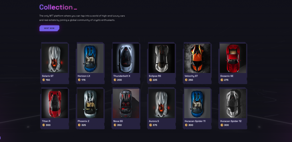 Senegis - website design and development for the NFT startup screenshot 3