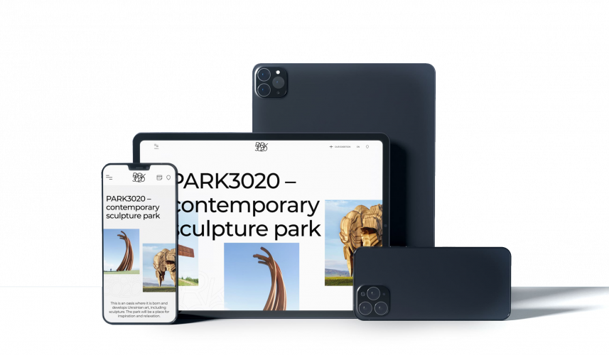 Park 3020 - Website for the first contemporary sculpture park in Eastern Europe screenshot 3
